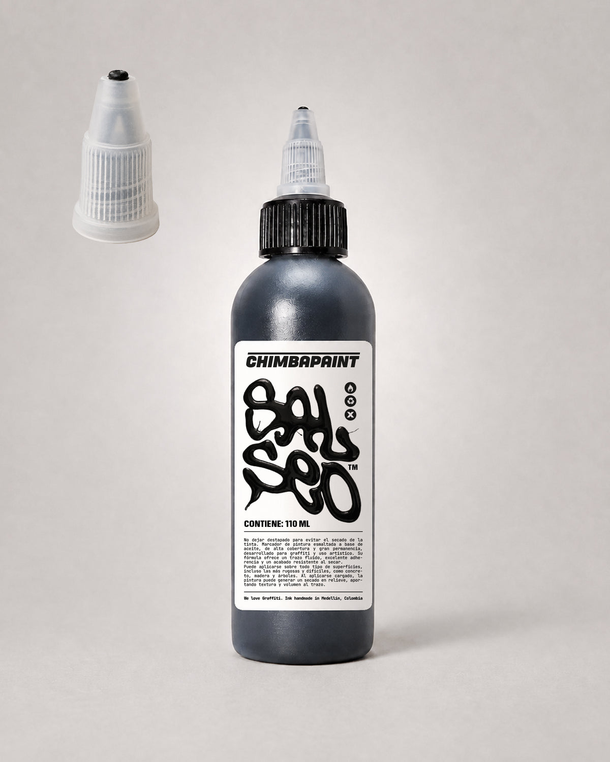 SALSEO™ MARCADOR PARA TODA SUPERFICIE COLOR NEGRO GRASA